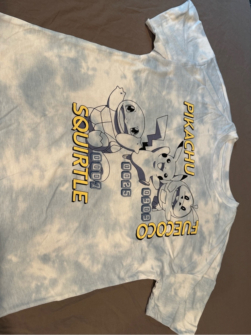 Pokemon Kids Light Blue short sleeve t shirt